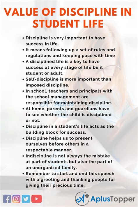 Speech On Discipline In School